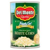 Del Monte Harvest Selects Whole Kernel Corn White Sweet, 15.25 OZ