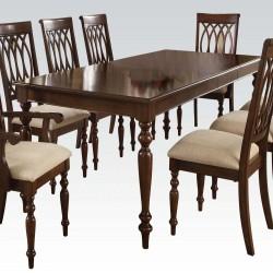 Acme Farrel Leg Dining Table in Walnut 60745