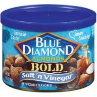 Blue Diamond Almonds Bold Salt &#039;n Vinegar Almonds 6 Oz Canister