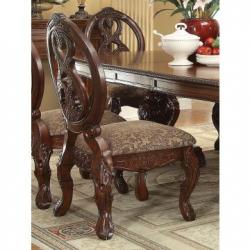 Acme Rovledo Side Chair in Cherry (Set of 2) 60802
