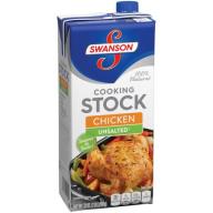 Swanson Unsalted Chicken Cooking Stock 32oz