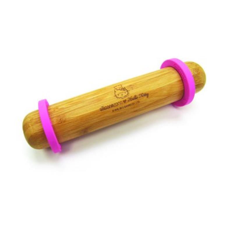 Silicone Zone Hello Kitty,Raised Rolling Pin ,Pink