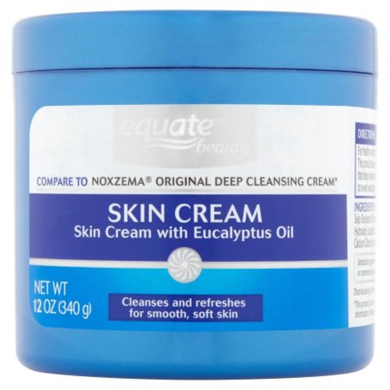 Equate Deep Cleansing Skin Cream, 12 oz