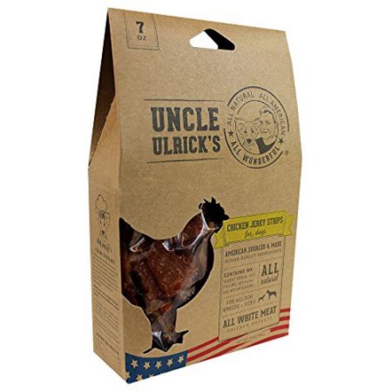 Uncle Ulrick&#039;s All Natural All American, Chicken Jerky Strips, 7 oz