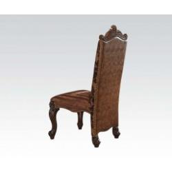 Acme Versailles Side Chair in L.Brown/Cherry Oak (Set of 2) 61102 SPECIAL
