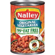 Nalley Original 99% Fat Free Vegetarian Chili With Beans, 15 oz