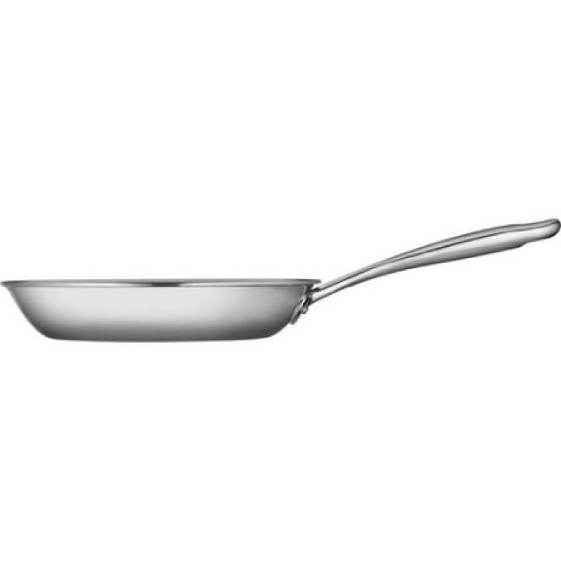 Tramontina 8" Tri-Ply Clad Open Frying Pan, Stainless Steel