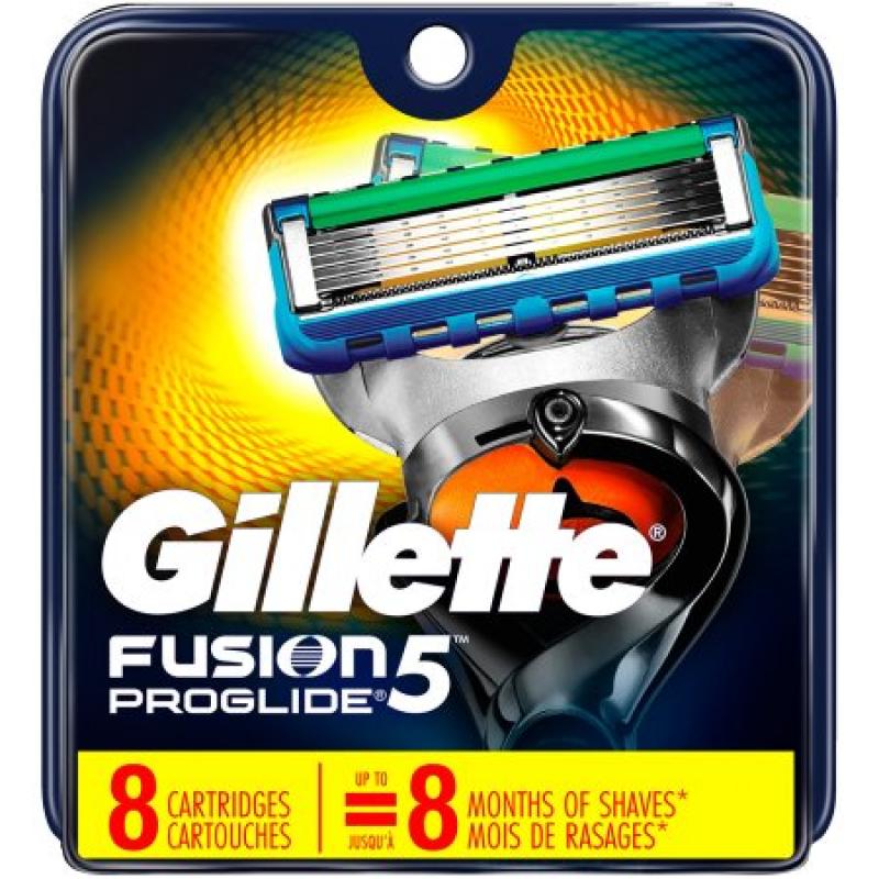 Gillette Fusion ProGlide Power Razor Cartridge Refills, 8 count