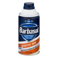 Barbasol Thick & Rich Shaving Cream Sensitive Skin, 10.0 OZ