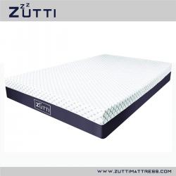 ZUTTI CUMULUS - Full Size 10 Inch Gel Memory Foam Mattress - Triple Layer - CertiPUR-US Certified - 10-Year Warranty