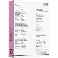 Exact Index Cardstock, 8.5" x 11", 110 lb/199 GSM, White, 275 Sheets