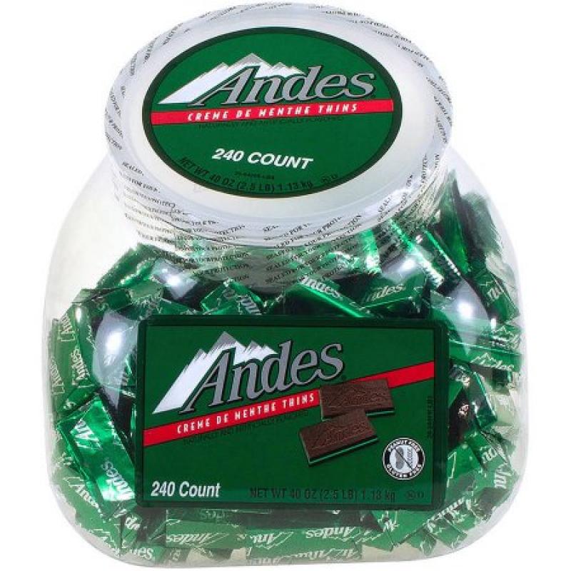 Andes Creme De Menthe Thins Candies, 240 count, 2.5 lbs