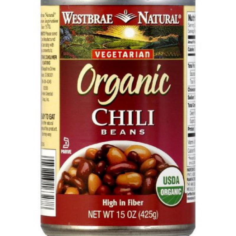 Westbrae Natural Chili Beans, 15 oz (Pack of 12)