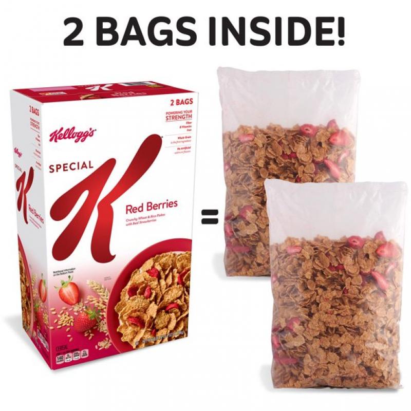 Kellogg&#039;s Special K Breakfast Cereal, Red Berries (38 oz.)