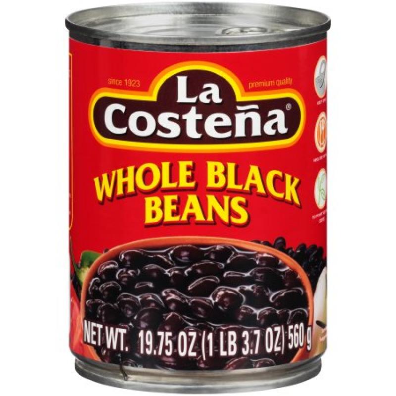 La Costena Whole Black Beans, 19.75 oz