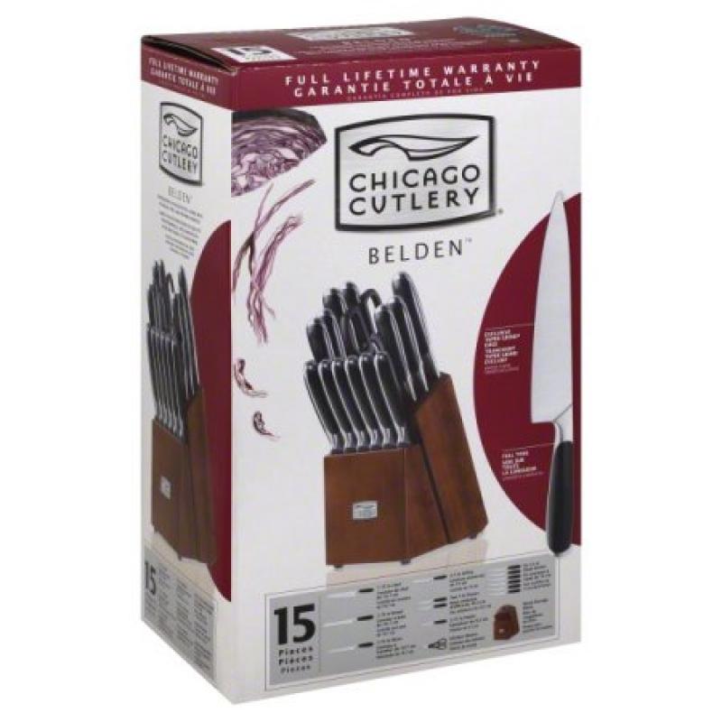 Chicago Cutlery Belden 15-Knife Set with Block