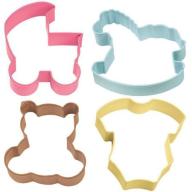 Wilton Metal Cookie Cutter Set, Baby Theme 4 ct. 2308-1067