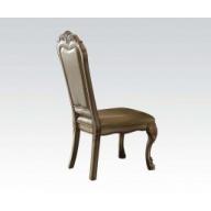 Acme Dresden Side Chair in Gold Patina (Set of 2)