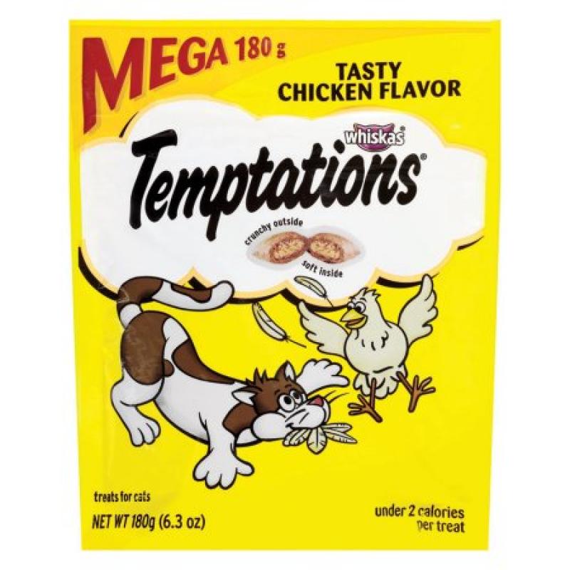 TEMPTATIONS Classic Treats for Cats Tasty Chicken Flavor 6.3 Ounces