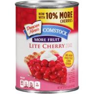 Duncan Hines® Comstock® More Fruit Lite Cherry Pie Filling & Topping 20 oz. Can