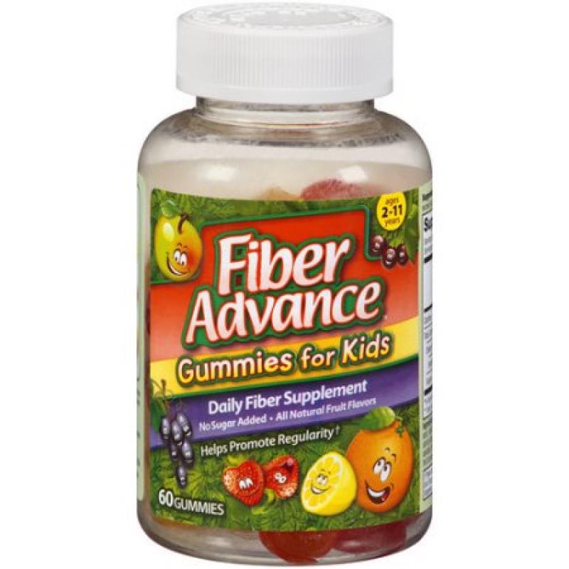 Fiber Advance Gummies For Kids Daily Fiber Supplement, 60 count