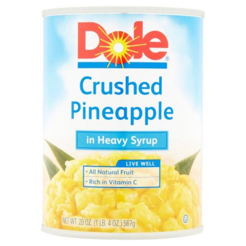 Dole? Crushed Pineapple in Heavy Syrup 20 oz. Can