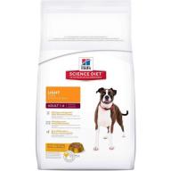 Hill&#039;s Science Diet Adult Light with Chicken Meal and Barley Dry Dog Food, 33 lb Bag
