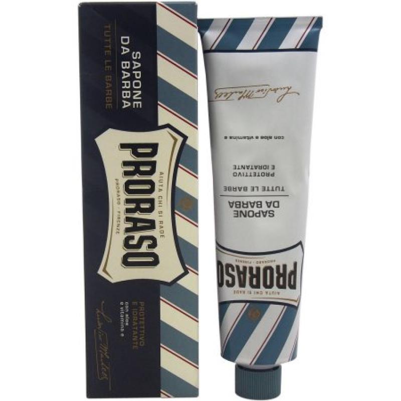 Proraso Men's Protective and Moisturizing Shaving Cream with Aloe & Vitamin E, 5.07 oz