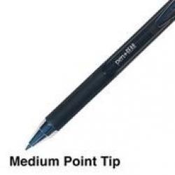 Pen + Gear Retractable Gel Pen, Medium Point, 0.7 mm, Black, 2-Count, 192532