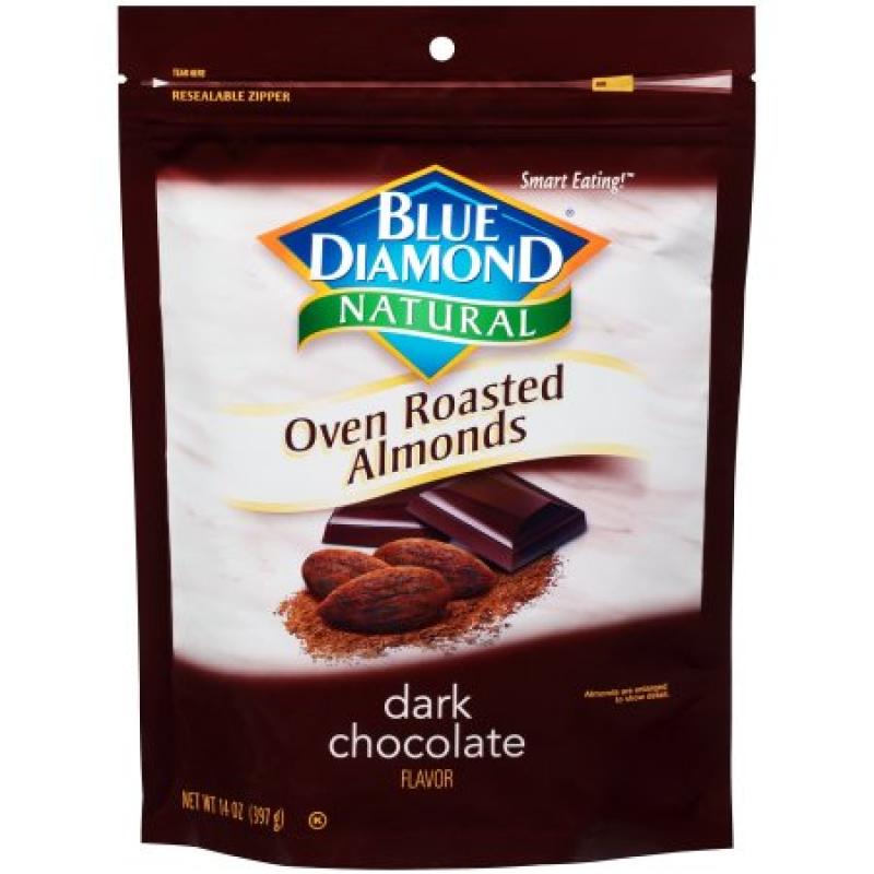 Blue Diamond® Natural Dark Chocolate Flavor Oven Roasted Almonds 14 oz. Bag