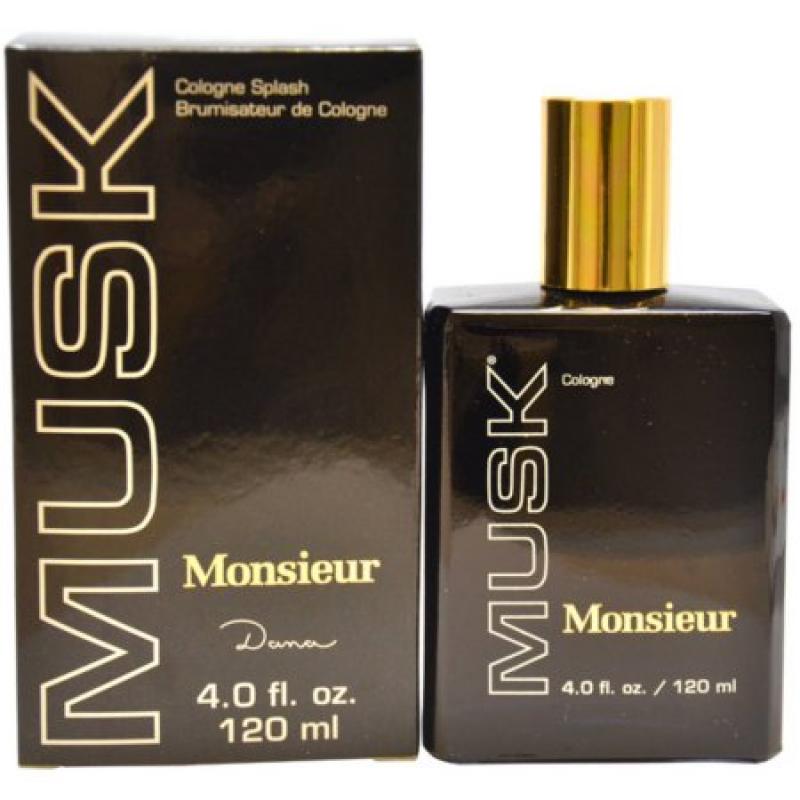 Dana Monsieur Musk Cologne Splash, 4 oz