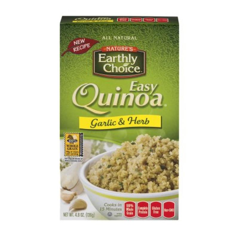 Nature&#039;s Earthly Choice Easy Quinoa Garlic & Herb, 4.8 OZ