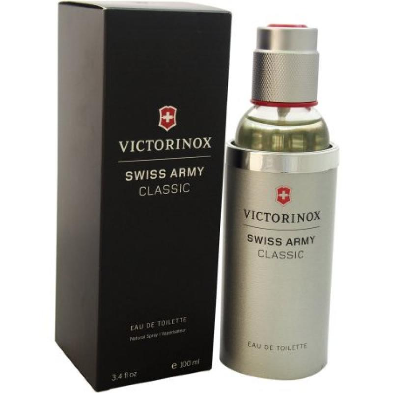 Swiss Army Classic Victorinox for Men Eau de Toilette Natural Spray, 3.4 fl oz