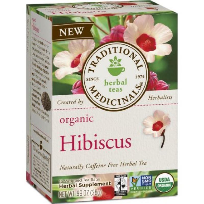 Traditional Medicinals Organic Hibiscus Tea Bags, 16 Ct