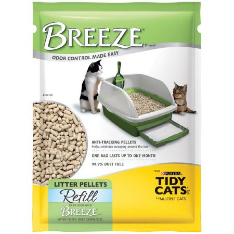 Purina Tidy Cats BREEZE Cat Litter Pellets Refill for Multiple Cats 3.5 lb. Pouch