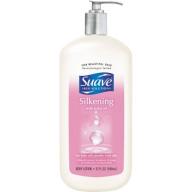 Suave Silkening with Baby Oil Body Lotion, 32 oz