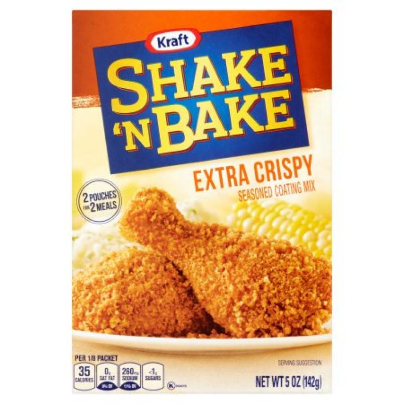 Kraft Shake &#039;N Bake Seasoned Coating Mix Pouches Extra Crispy - 2 CT