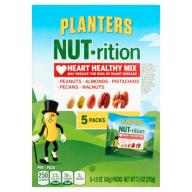 Planters NUT-rition Heart Healthy Mix, 1.5 oz, 5 count