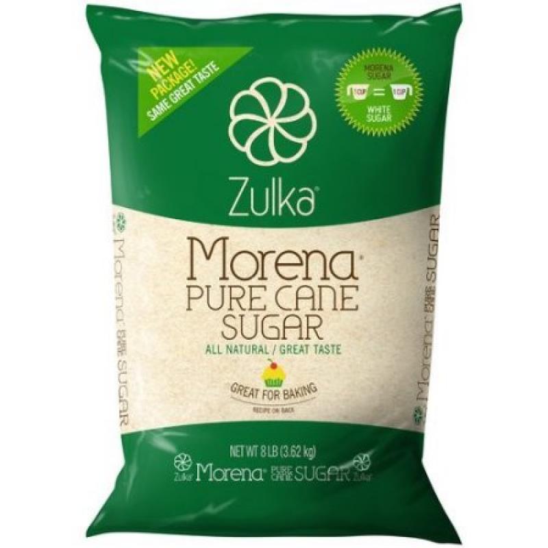 Zulka Pure Cane Sugar, 128 Oz