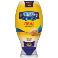Hellmann&#039;s Squeeze Real Mayonnaise, 20 oz
