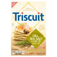 Nabisco Triscuit Crackers Dill, Sea Salt & Olive Oil, 9.0 OZ