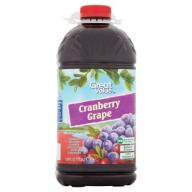 Great Value Grape Cranberry Juice Cocktail, 128 fl oz
