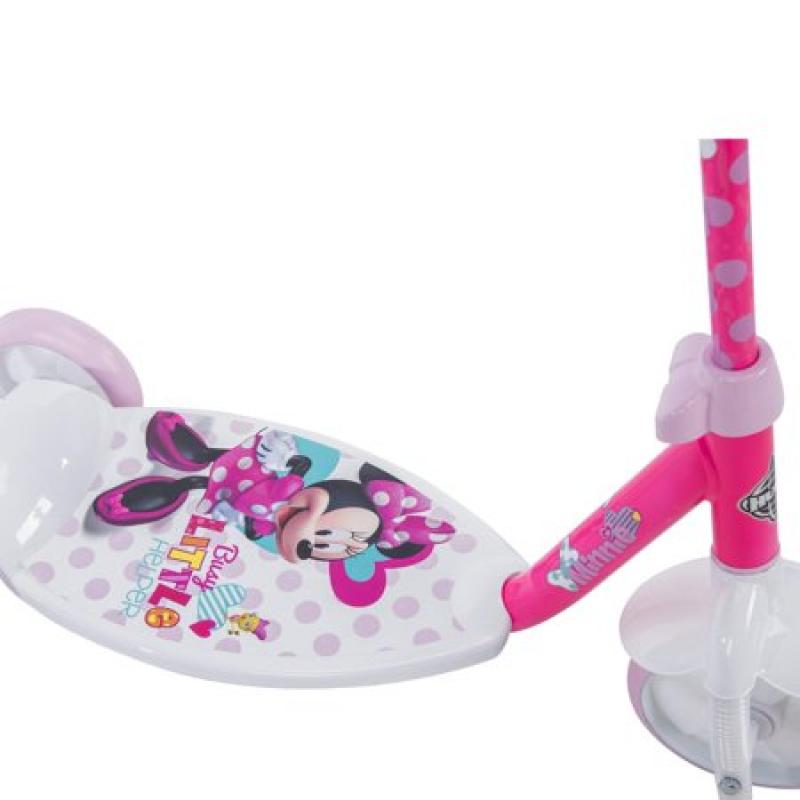 Disney Minnie Girls&#039; 3-Wheel Pink Scooter, by Huffy