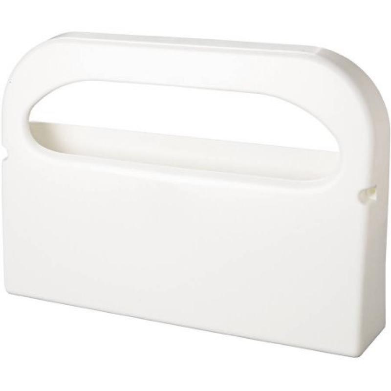 Hospital Specialty Co. White Plastic Half-Fold Toilet Seat Cover Dispenser