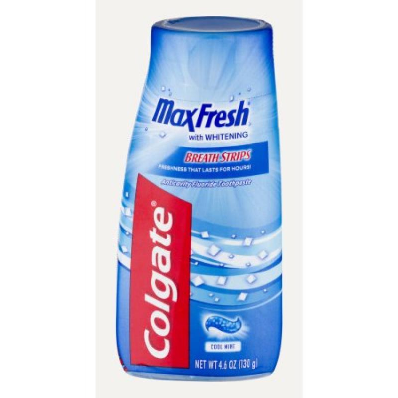 Colgate MaxFresh with Whitening Toothpaste Cool Mint, 4.6 OZ