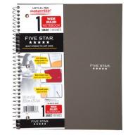 Five Star Trend WB Notebook - 1 Sub 100ct WR, Gray