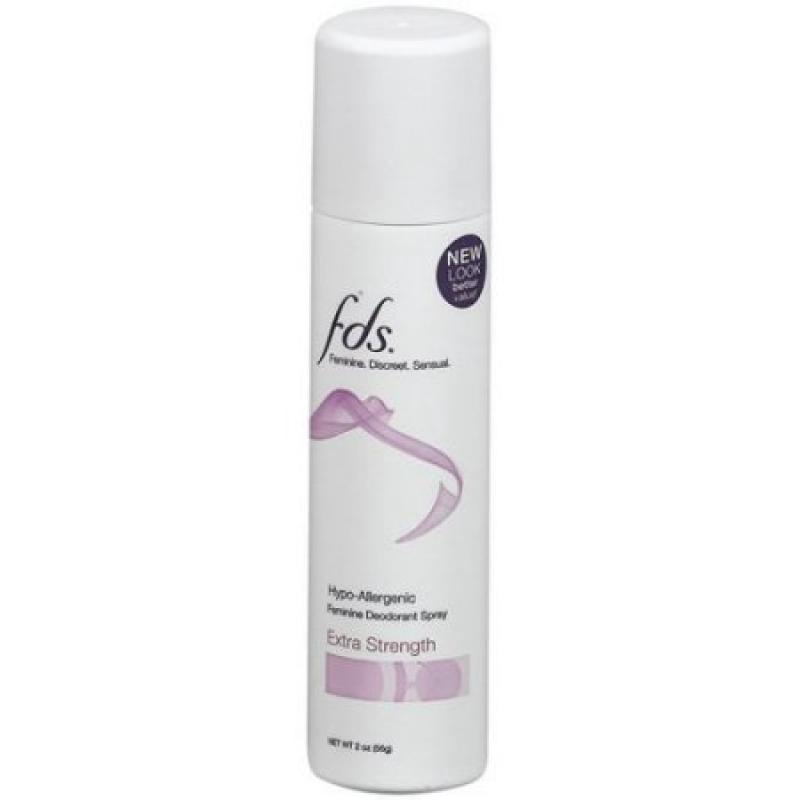 Fds Hypo-Allergenic Feminine Extra Strength Deodorant Spray - 2 Oz
