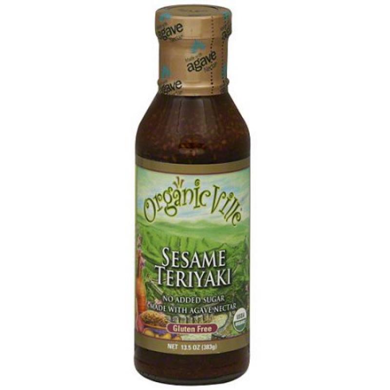 Organicville Sesame Teriyaki Sauce, 13.5 oz (Pack of 6)