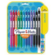 Paper Mate InkJoy Retractable Medium-Point Colored Ink Pens, 24-Pack