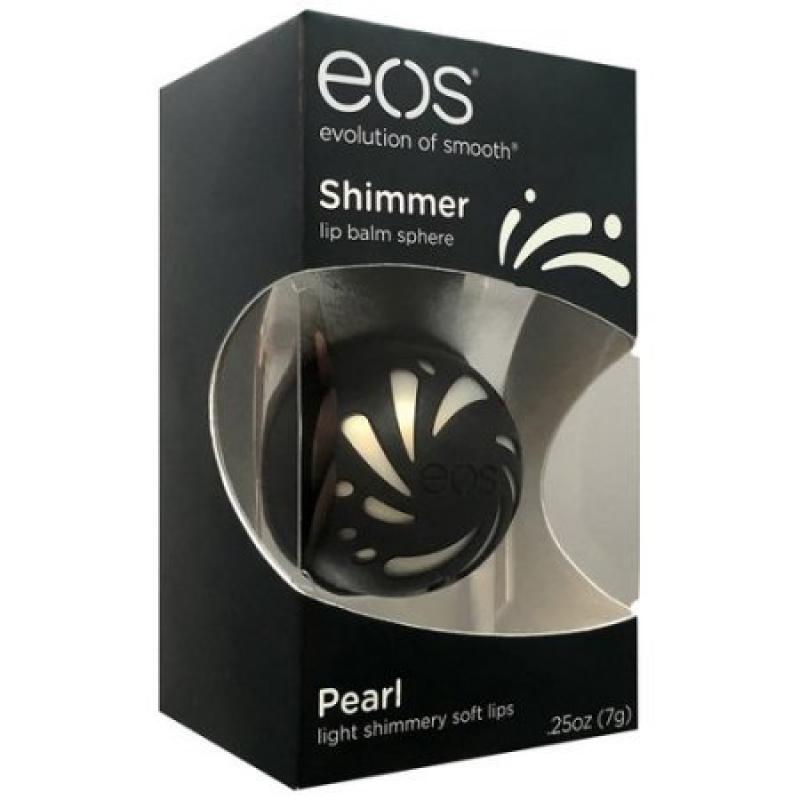eos Shimmer Lip Balm Sphere, Pearl, 0.25 oz